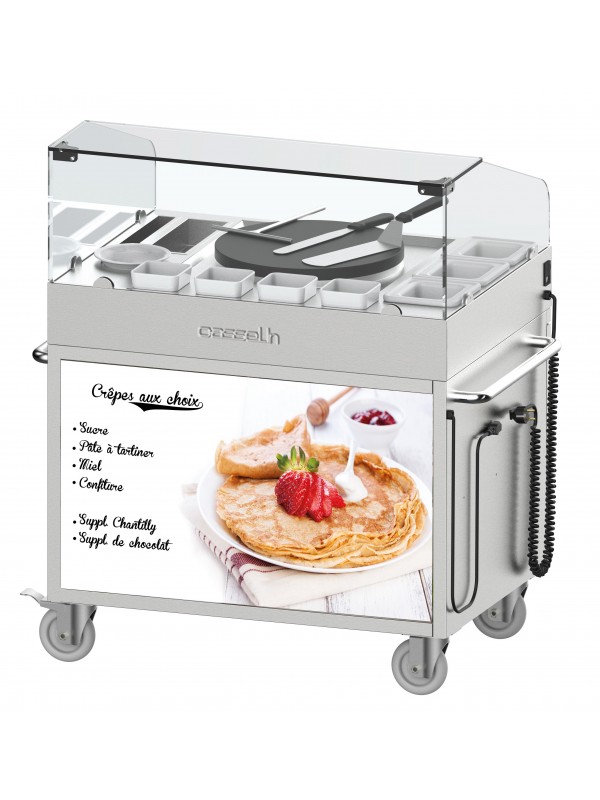 Chariot à crêpière 40 encastrée