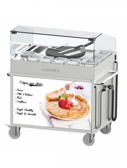 Chariot à crêpière 40 encastrée