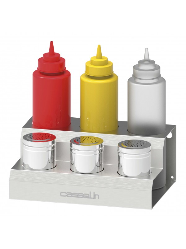 Porte bouteilles à sauce et épices