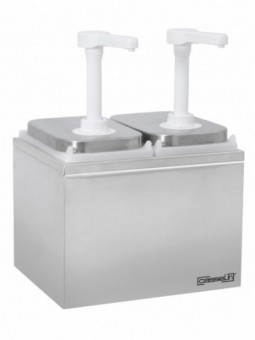 Pompe à sauce neutre 2 x 2L