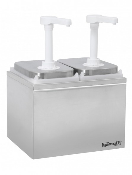 Pompe à sauce neutre 2 x 2L