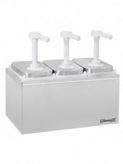 Pompe à sauce neutre 3 x 2L