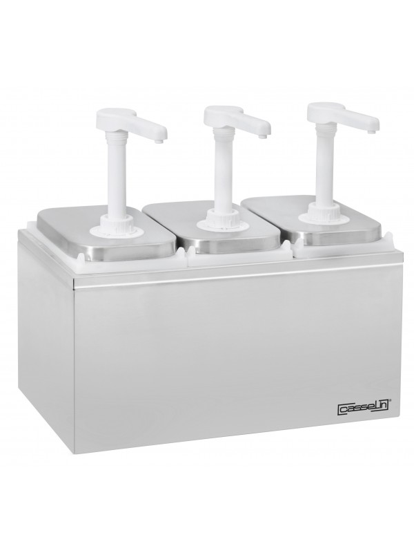 Pompe à sauce neutre 3 x 2L