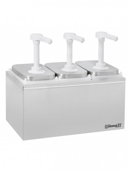 Pompe à sauce neutre 3 x 2L