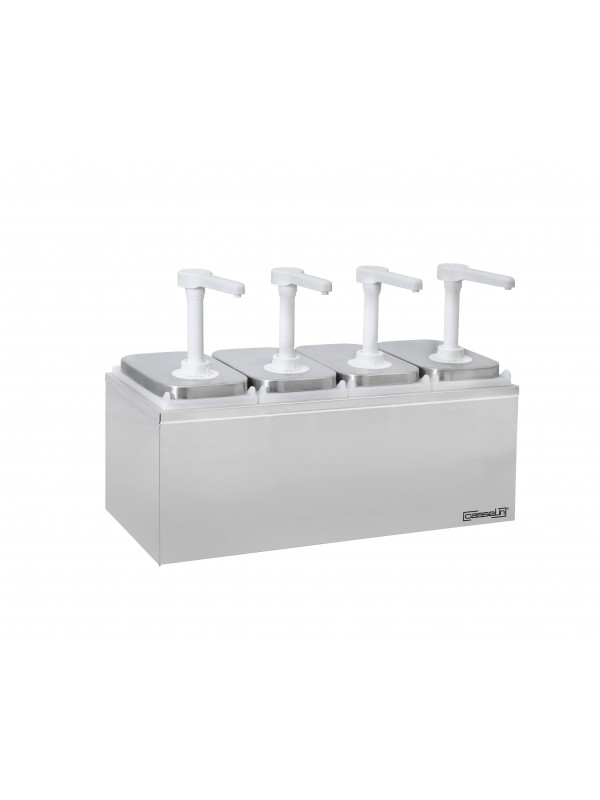 Pompe à sauce neutre 4 x 2L