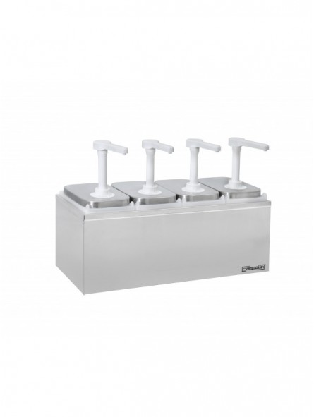 Pompe à sauce neutre 4 x 2L
