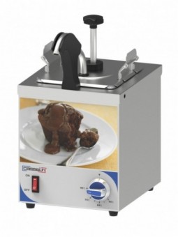 Distributeur à sauce avec pompe et bec chauffant