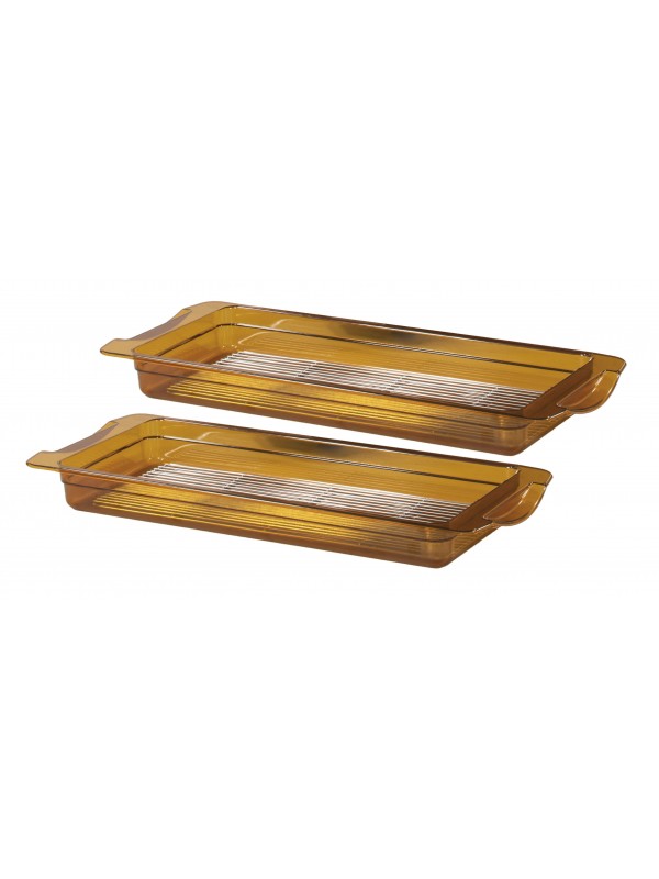 Lot de 2 bacs GN 2/4 haute température