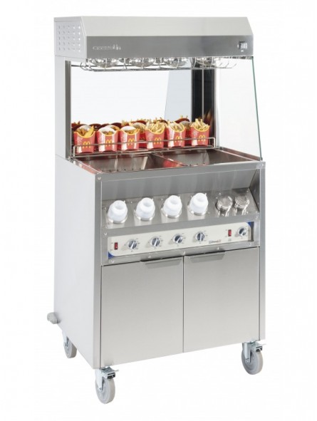 Poste de salage chauffe sauce 800