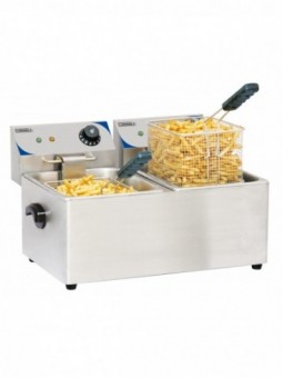 Friteuse électrique 2 x 4 litres