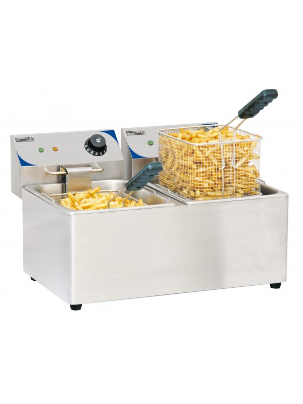 Friteuse électrique 2 x 8 litres