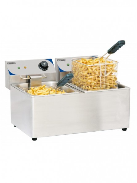 Friteuse électrique 2 x 8 litres