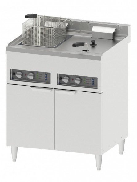 Friteuse électrique sur pieds 2 x 16 litres
