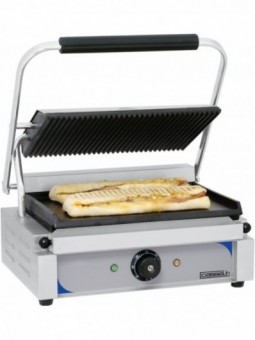 Grill Panini plaques Rainurée - Lisse
