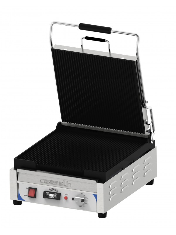 Grill Panini XL Premium Rainurée - Rainurée avec minuteur