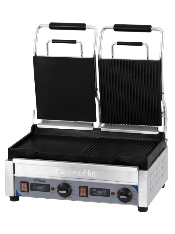 Grill Panini double Premium Mixte avec minuteur