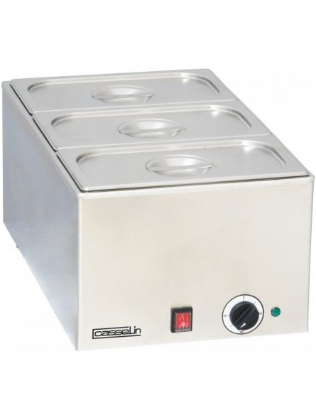 Bain-marie avec 3 x GN 1/3
