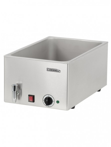 Bain-marie avec robinet de vidange GN 1/1