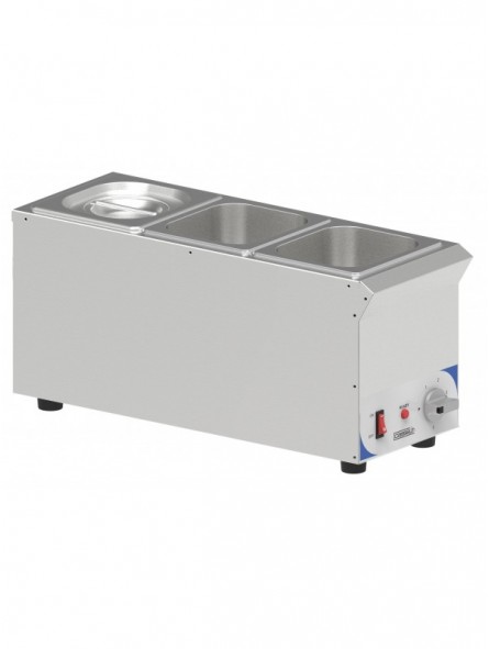 Bain-marie à sauce 3 x GN 1/6 compact