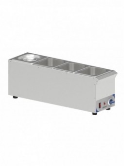 Bain-marie à sauce 4 x GN 1/6 compact
