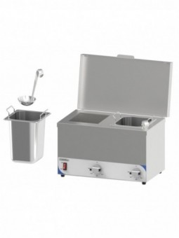 Bain-marie à sauce compact 2 cuves