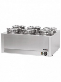 Bain-marie à sauce 6 cuves