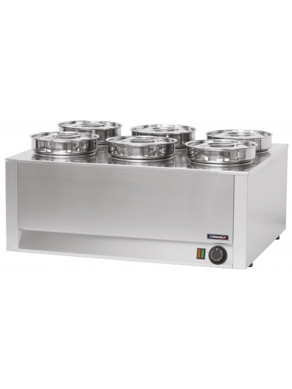 Bain-marie à sauce 6 cuves