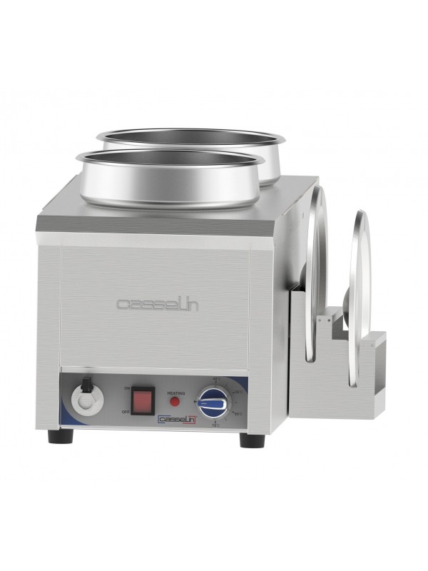 Bain-marie à eau à sauce 2 x 7,5L