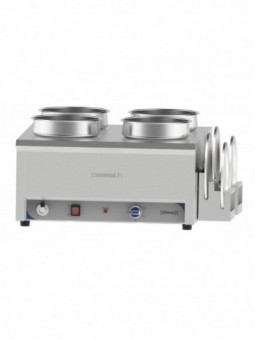 Bain-marie à eau à sauce 4 x 7,5L