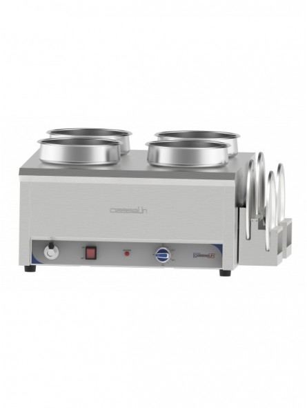Bain-marie à eau à sauce 4 x 7,5L