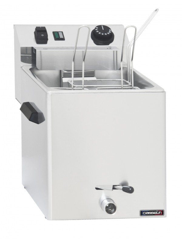Cuiseur à pâtes électrique
avec vanne de vidange - 3 paniers