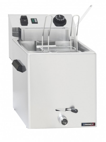 Cuiseur à pâtes électrique
avec vanne de vidange - 3 paniers