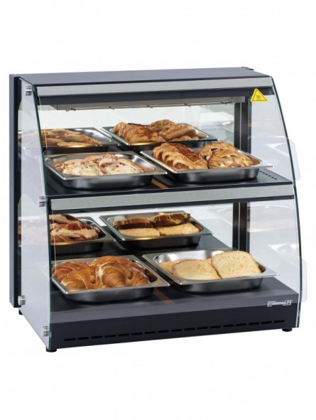 Vitrine chauffante self service 100L