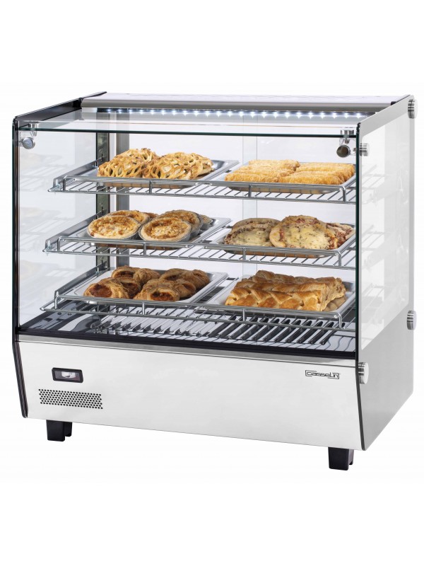 Vitrine chauffante encastrée 120L