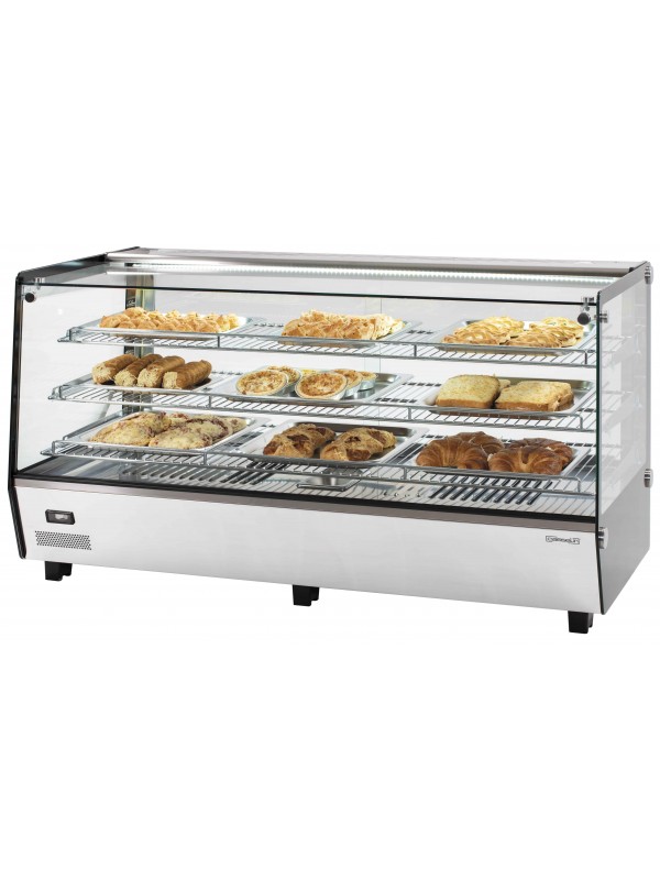 Vitrine chauffante encastrée 200L