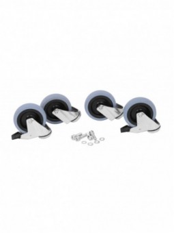 Lot de 4 roues pour soubassement