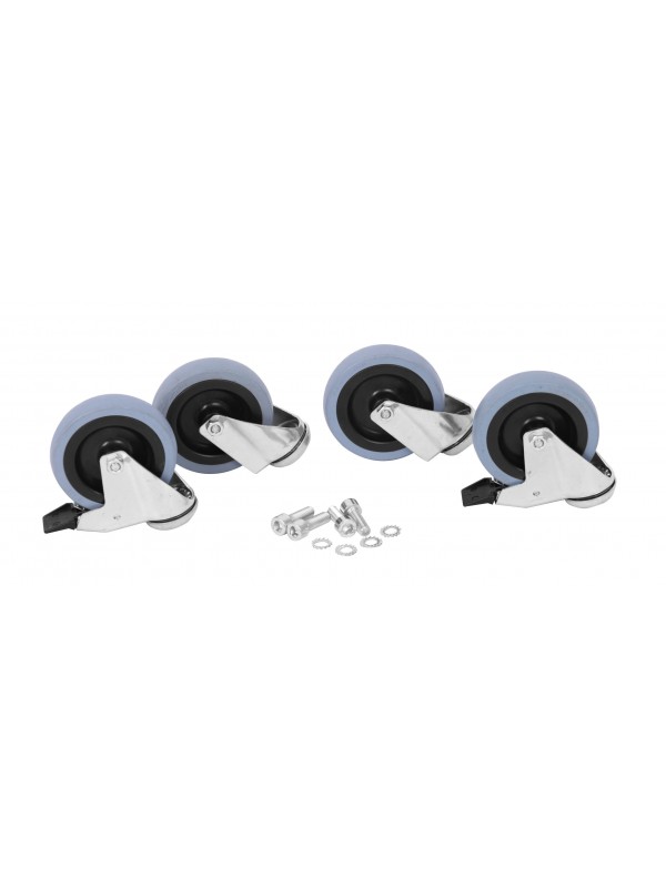 Lot de 4 roues pour soubassement