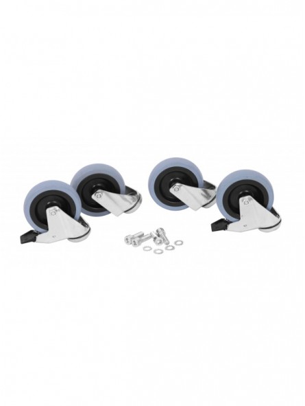 Lot de 4 roues pour soubassement