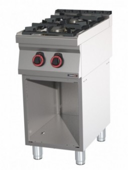Fourneau gaz 2 feux avec soubassement HP 40