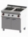 Cuiseur à pâtes avec soubassement 2x23 litres 80
