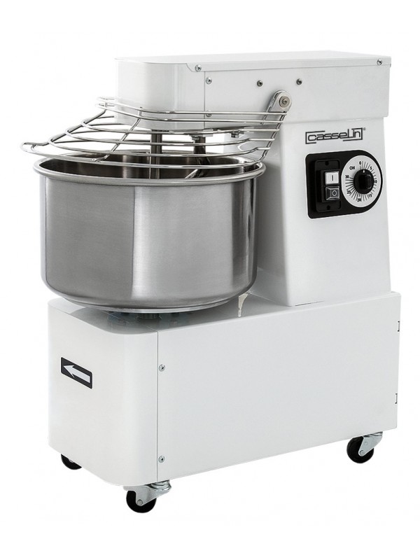 Pétrin à spirale tête et cuve fixes 17Kg