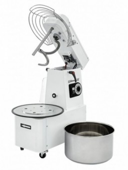 Pétrin à spirale tête relevable et cuve amovible 35Kg