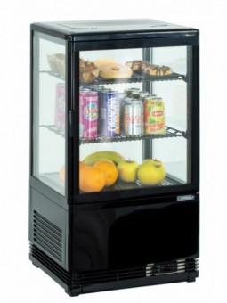 Mini vitrine réfrigérée positive 58L Noire