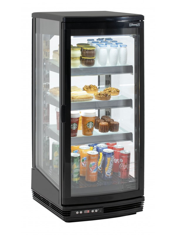 Mini vitrine réfrigérée 93 L Noire