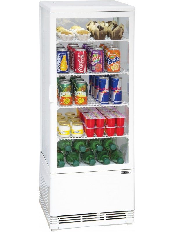 Vitrine réfrigérée positive 98L Blanche