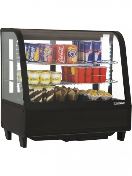 Vitrine réfrigérée à poser 100L Noire