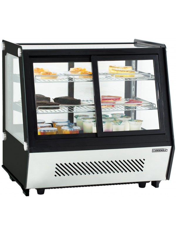 Vitrine réfrigérée à poser double portes 125L