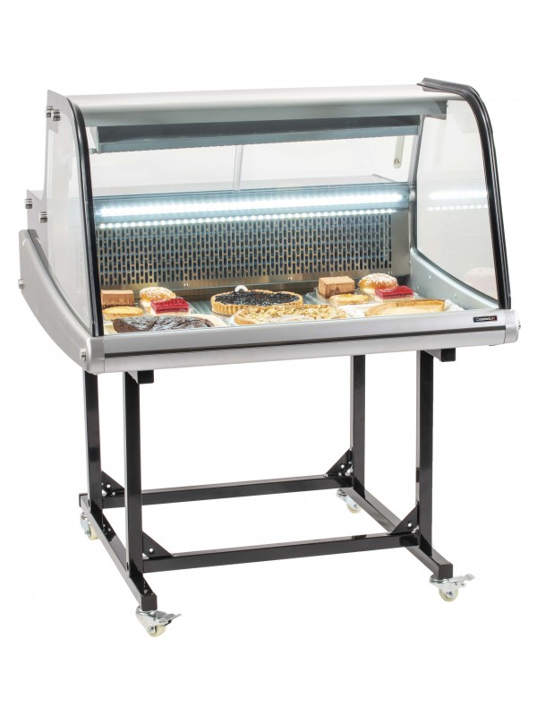 Vitrine réfrigérée de marché 175L sur chariot