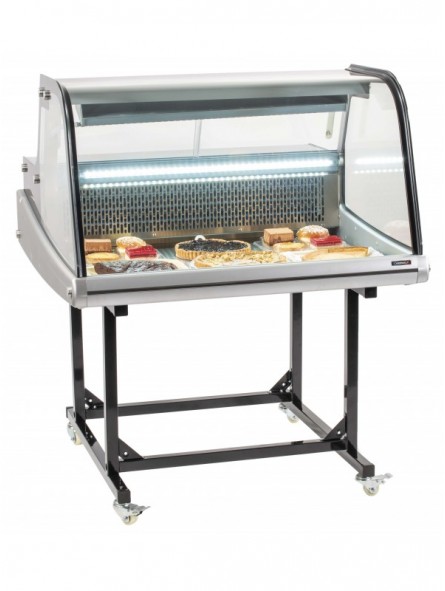Vitrine réfrigérée de marché 175L sur chariot