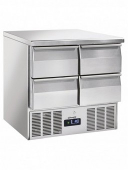 Saladette 4 tiroirs GN 1/1